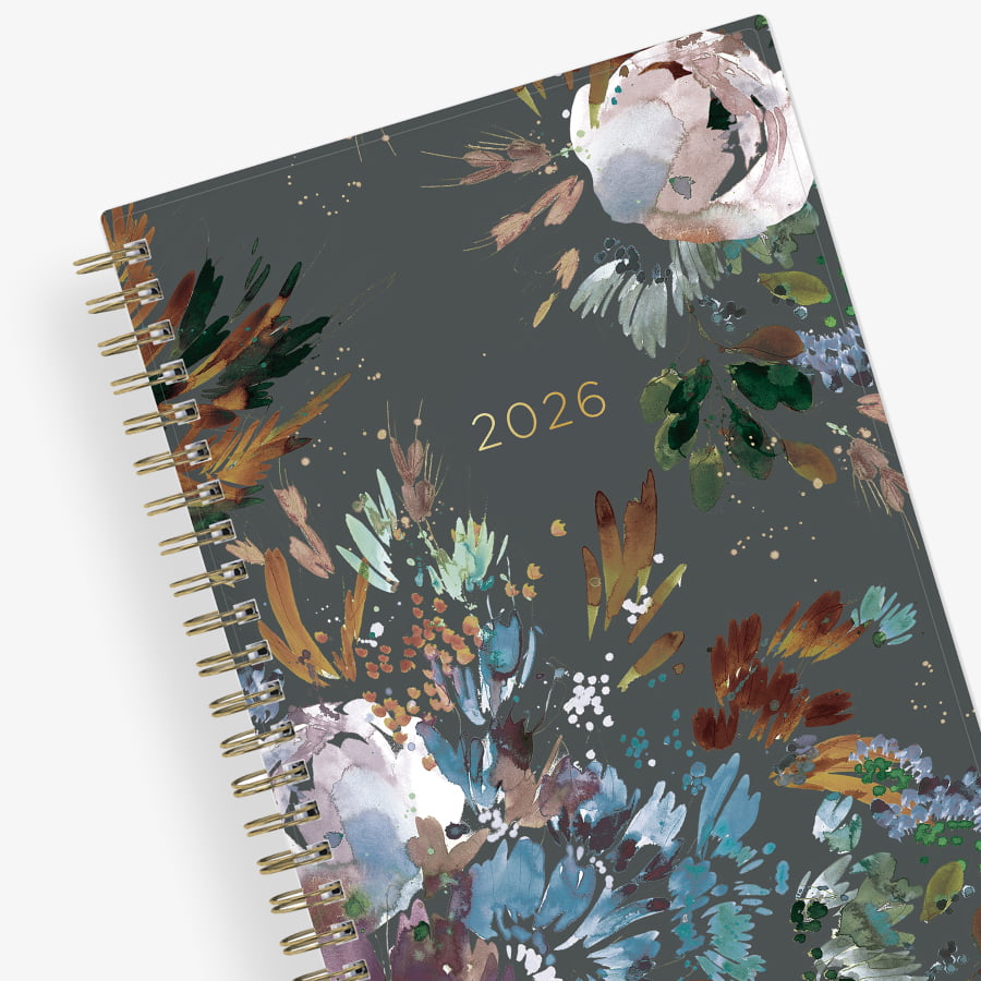 Midnight Garden 2026 Weekly Monthly 5x8 Kelly Ventura for Blue Sky Planning Calendar