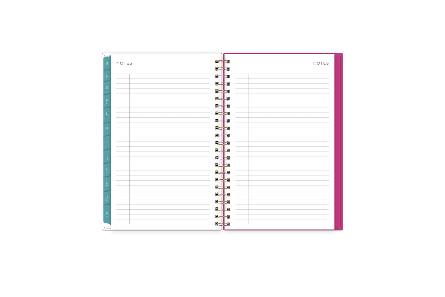 Magenta Blooms 2024 Weekly Monthly 5x8 Kelly Ventura for Blue Sky Planning Calendar