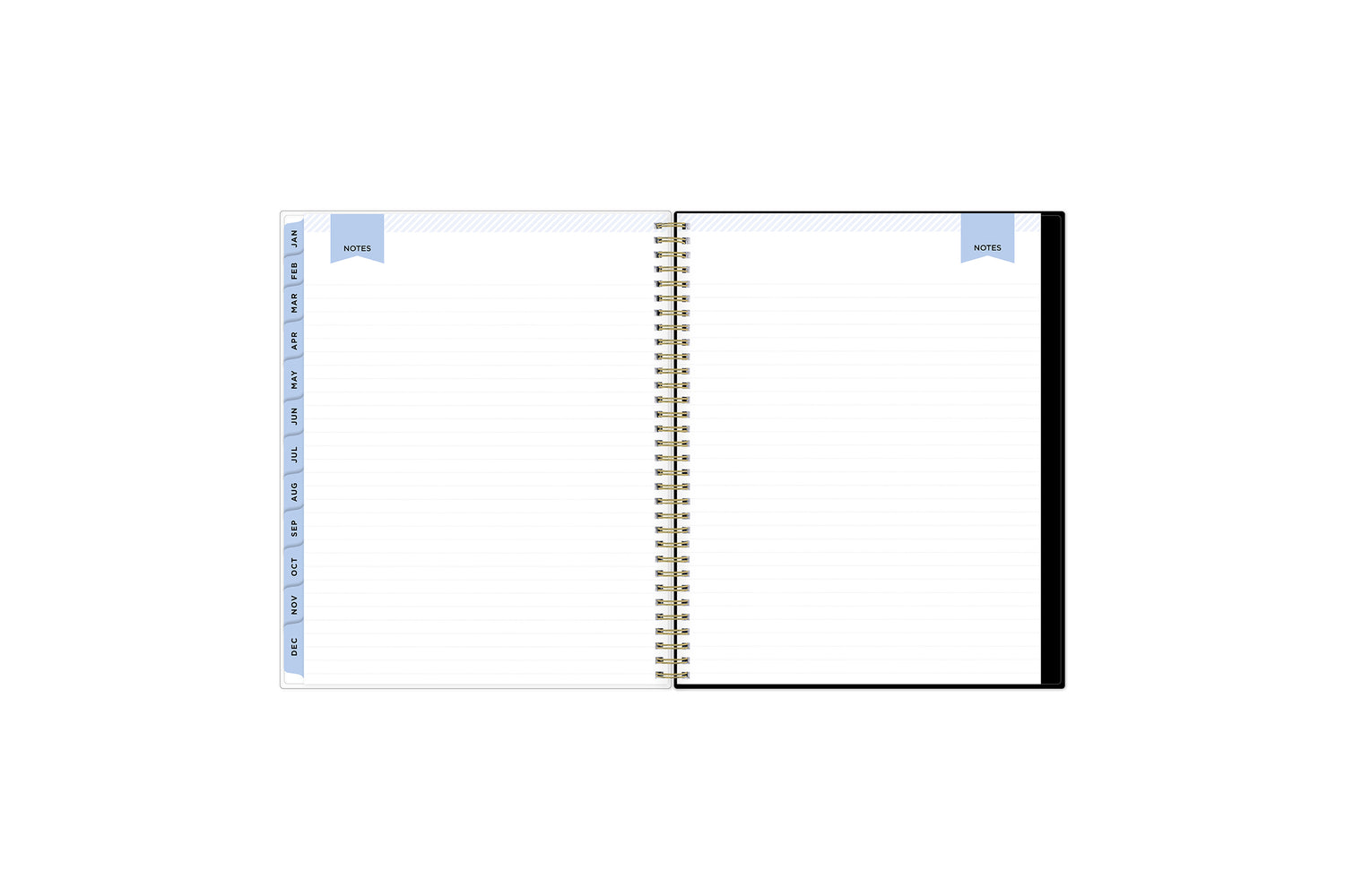 lined notes pages