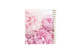2024 Rachel Parcell daily planner featuring a beautiful rose pattern hardcover on gold twin wire-o binding in a 7x9 size.