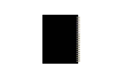 2024 black back cover 5x8 gold wire-o