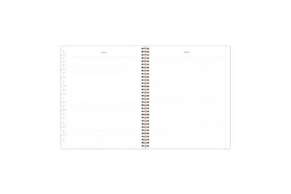 2024 weekly monthly planner featuring ample dotted writing space