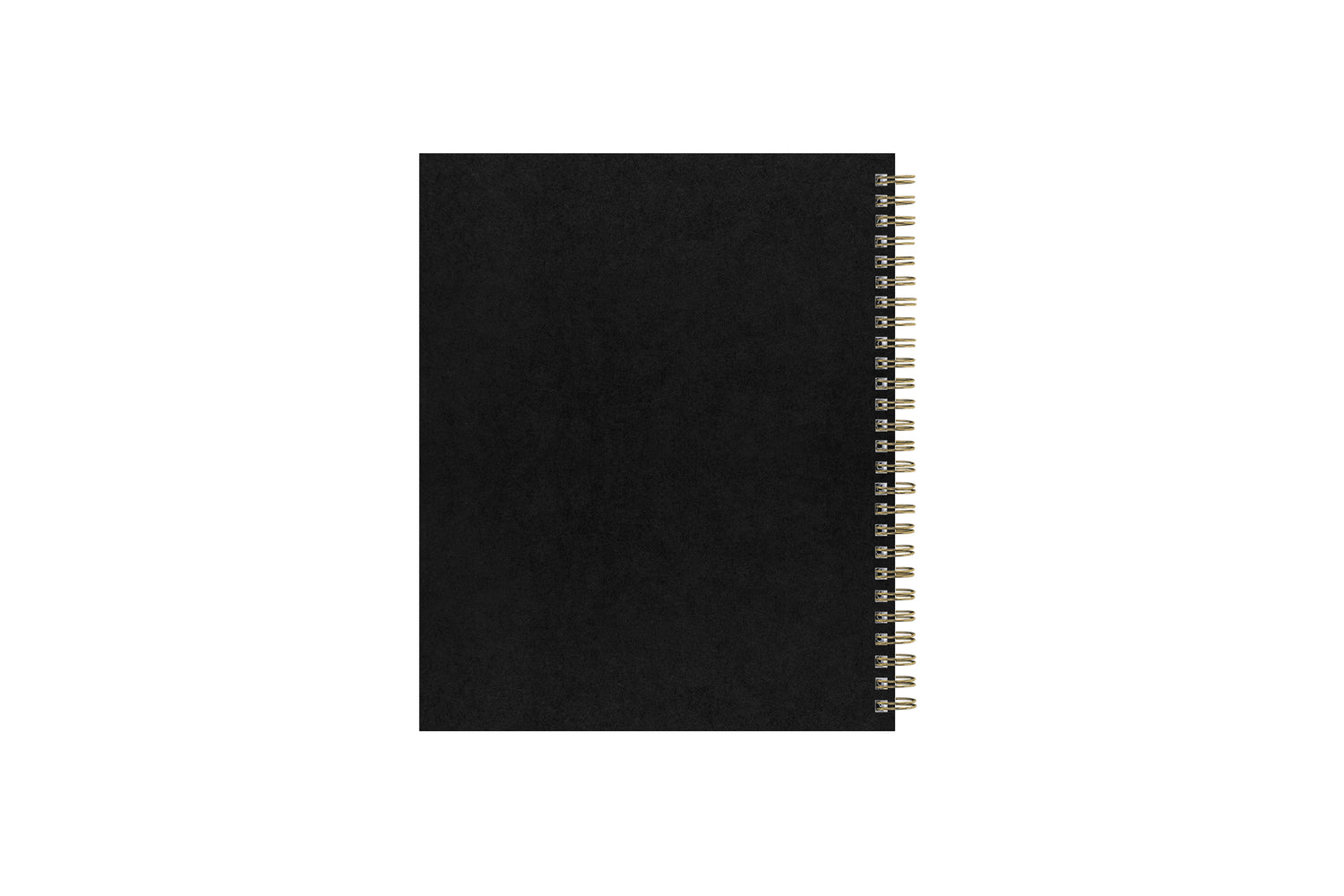 2024 weekly monthly planner featuring gold wire binding 8.5x11 planner size and deep dark green cover