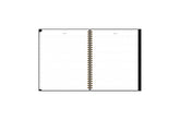 2024 weekly monthly planner featuring ample dotted writing space