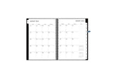the aligned planner features a monthly overview with lined writing space and a full page of notes with both lined and dotted writing space perfect for planning the month