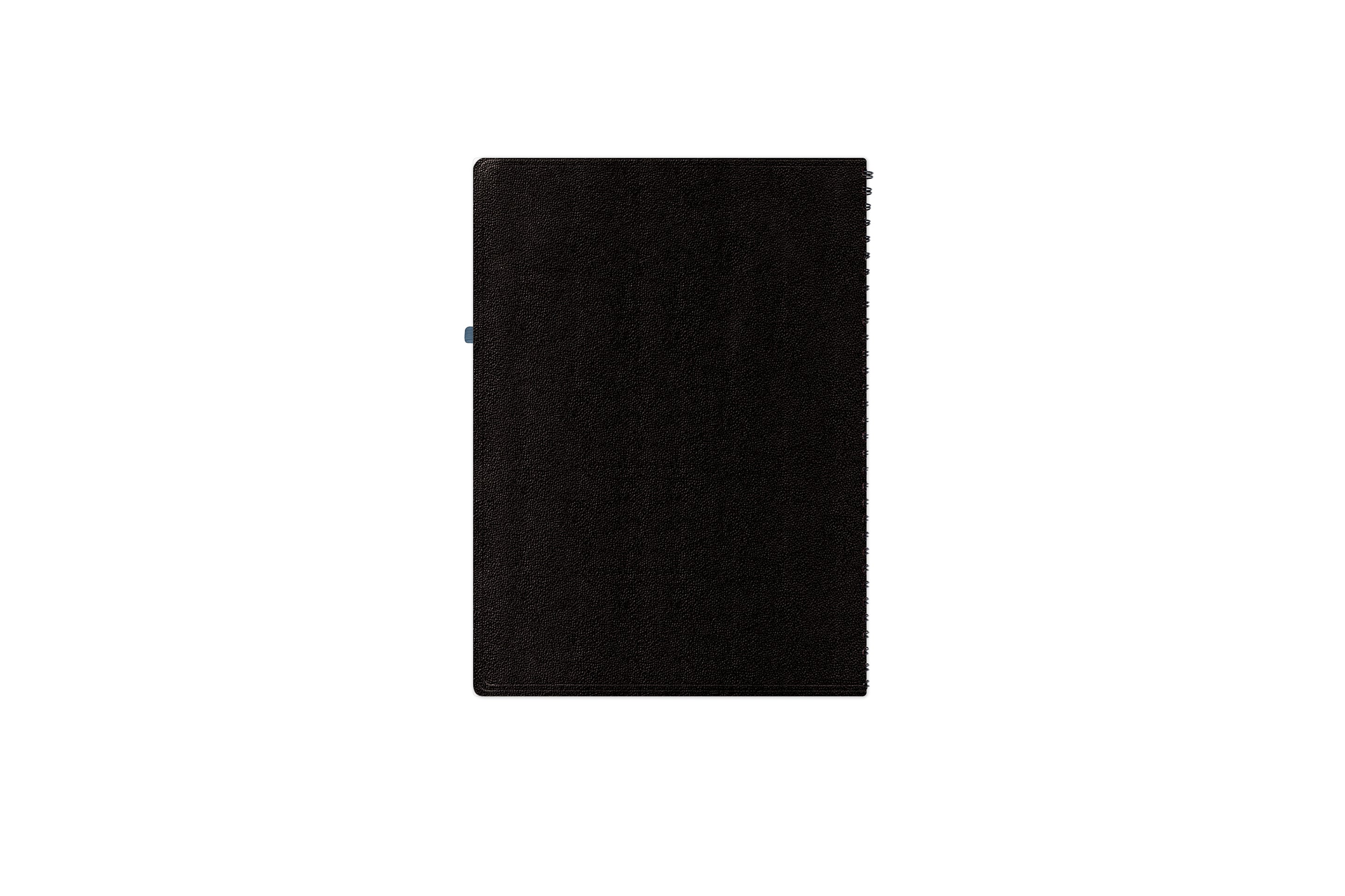 Classy and executive black pajco lexide cover for this 2023 monthly planner notes in 5.875x8.625 size from Blue Sky