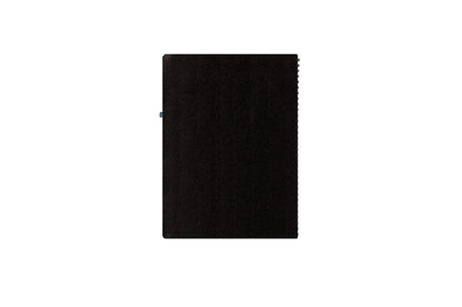 Classy and executive black pajco lexide cover for this 2023 monthly planner notes in 5.875x8.625 size from Blue Sky