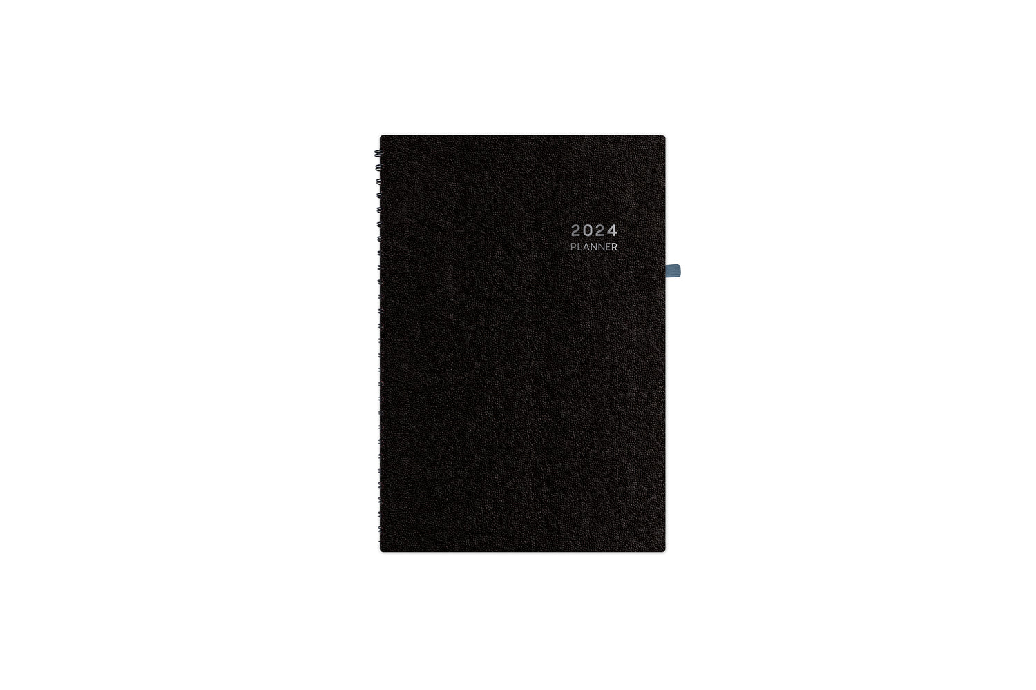 Classy and executive black pajco lexide cover for this 2024 weekly monthly planner notes in 5x8size from Blue Sky