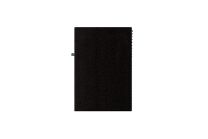 Classy and executive black pajco lexide cover for this 2023 weekly monthly planner notes in 5x8 size from Blue Sky