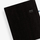 Classy and executive black pajco lexide cover for this 2023 monthly planner in 8.5x11 size from Blue Sky
