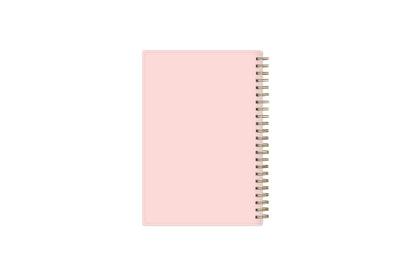 pink back cover 5x8 planner size