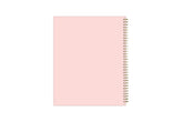 pink back cover 8.5x11 planner size