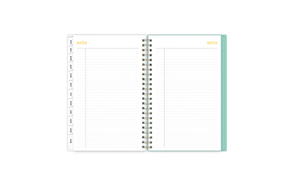 5x8 planned notes white monthly tabs