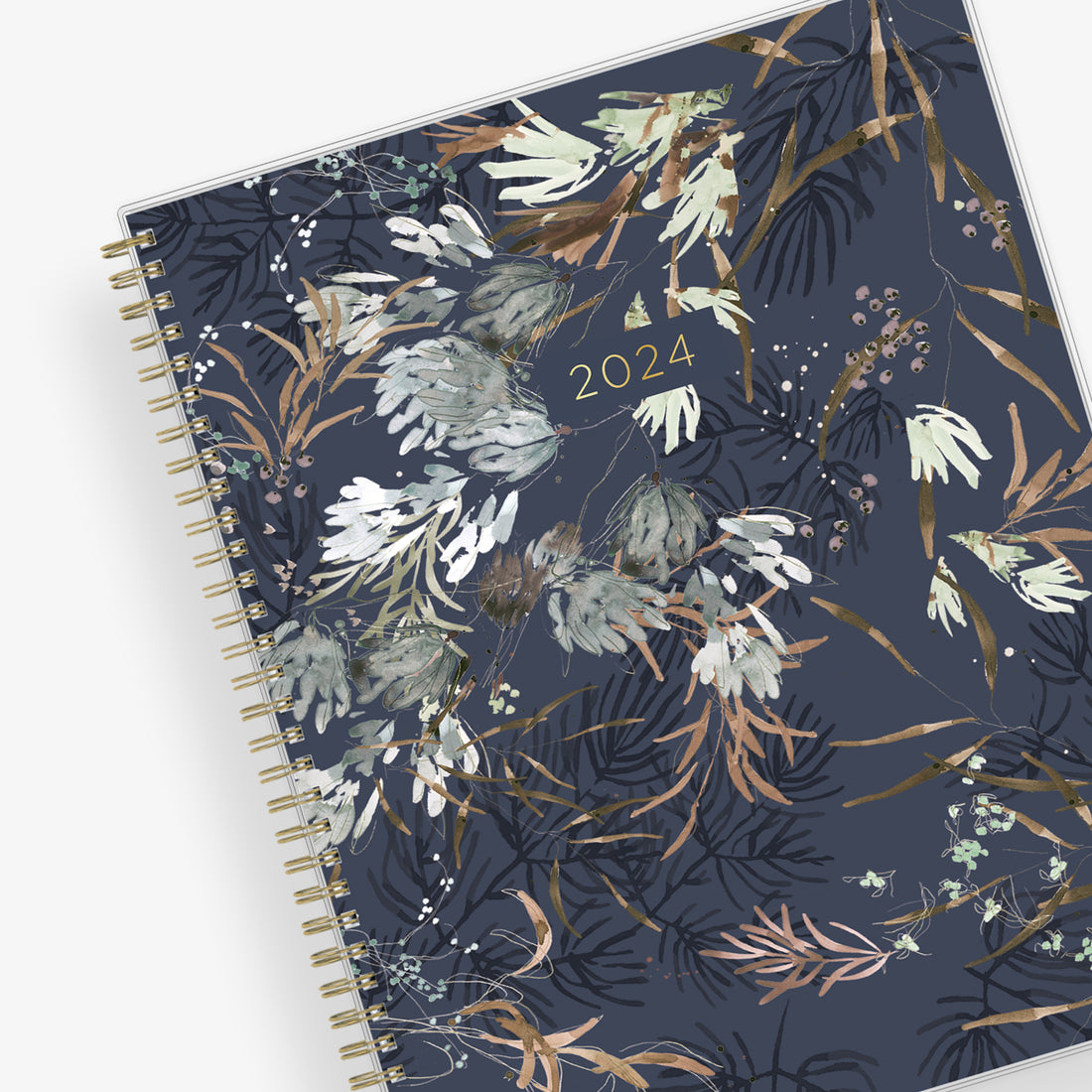 2024 weekly monthly planner featuring kelly ventura pattern front cover 8.5x11 8 planner size floral pattern