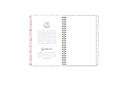 Branches Pink 2024 Weekly Planning Calendar 5 x 8 - Blue Sky Sustainability