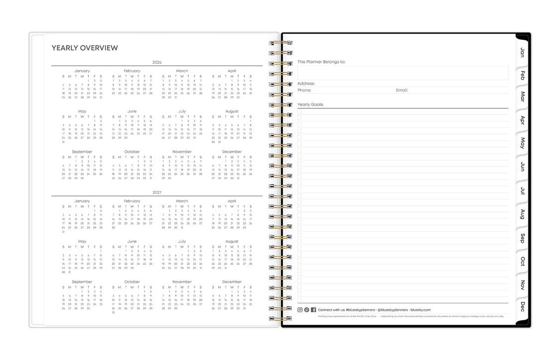 reference calendars 2026 and 2027