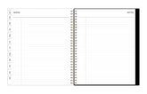 lined notes pages 8x10 planner