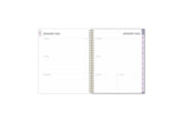 This January 2024 - December 2024 weekly monthly planner features a weekly spread with ample lined writing space for each day, notes section, to -do list, and monthly tabs for easy navigating in a 8.5x11 planner size