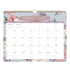 floral pattern bordering this 15x12 bl8ue sky 2027 planner with lined writing space for each day and reference calendars