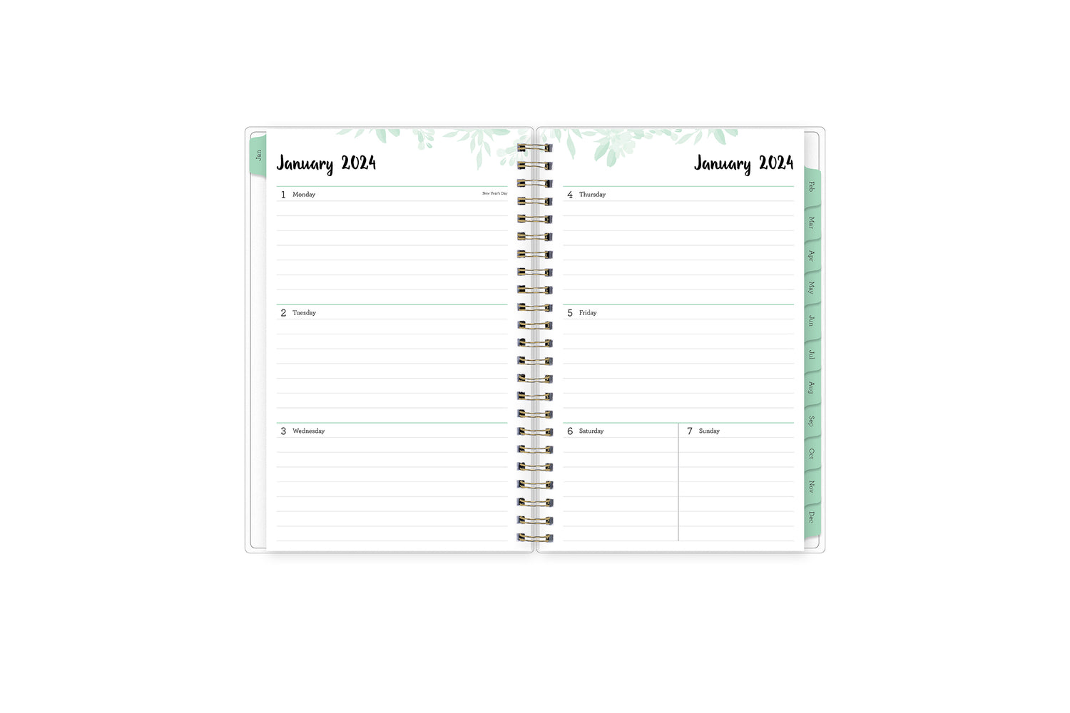 Featuring a 2024 planner from Blue Sky, this planner&