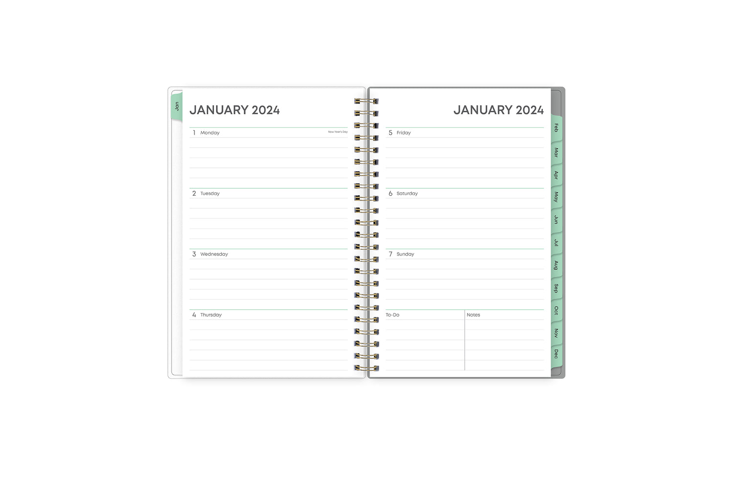 Featuring a 2024 planner from Blue Sky, this planner&