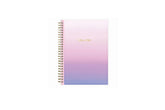 purple ombre front cover in planner notes size academic weekly planner notes 5.875x8.625