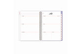 This  weekly monthly planner features a monthly spread with ample and clean blank writing space, notes section, reference calendars, and light blue monthly tabs in 5.875x8.625 planner size that is perfect size for deadlines