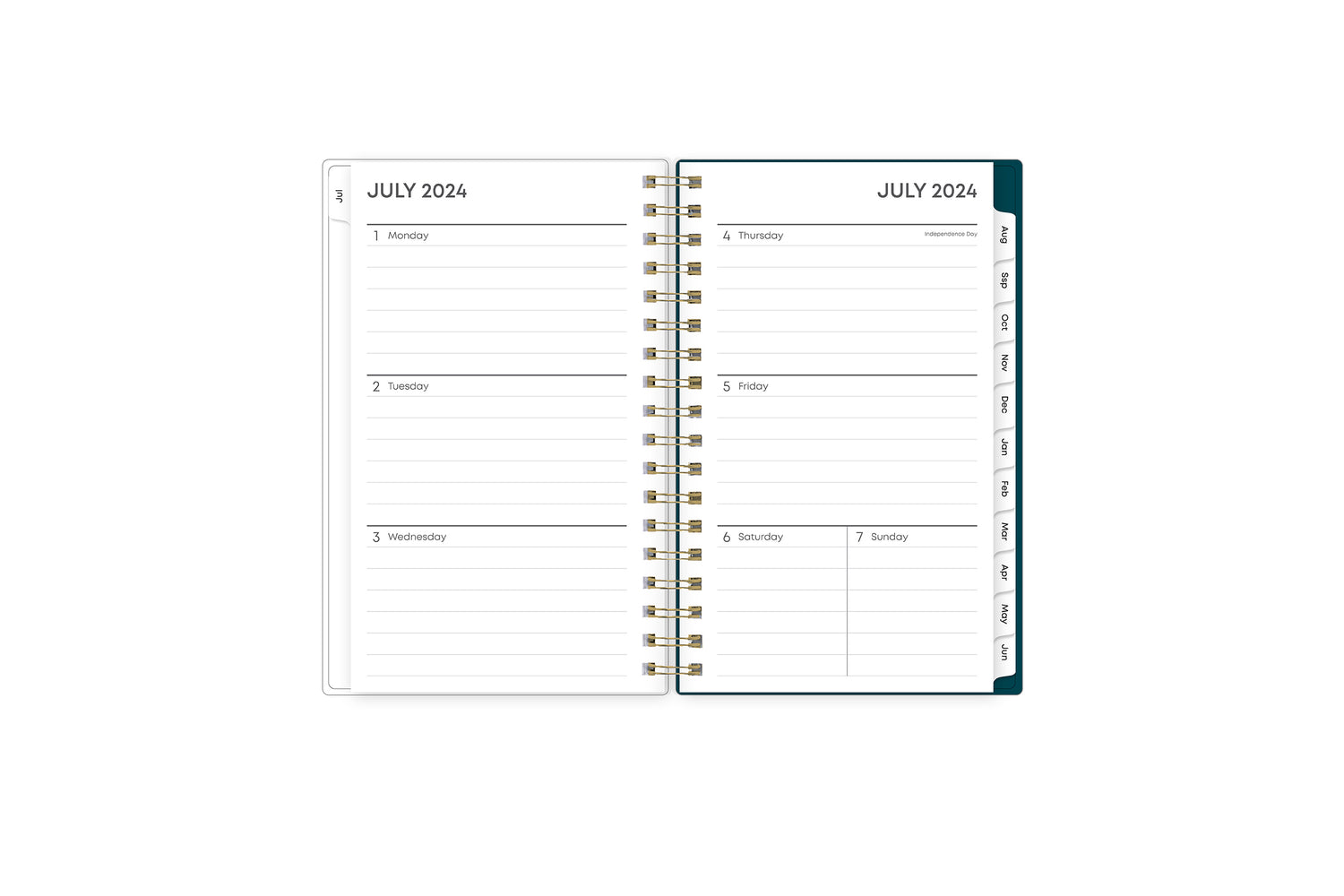 weekly monthly pocket planner 3.625x6.125 lined writing space