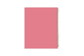 coral back cover 8.5x11 gold wire-o binding