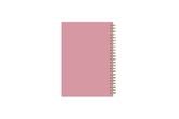 pink background gold wire-o 