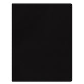 padfolio organizer in black by blue sky includes a 8.5x11 notepad with lined writing space, card holder, and storage pocket.