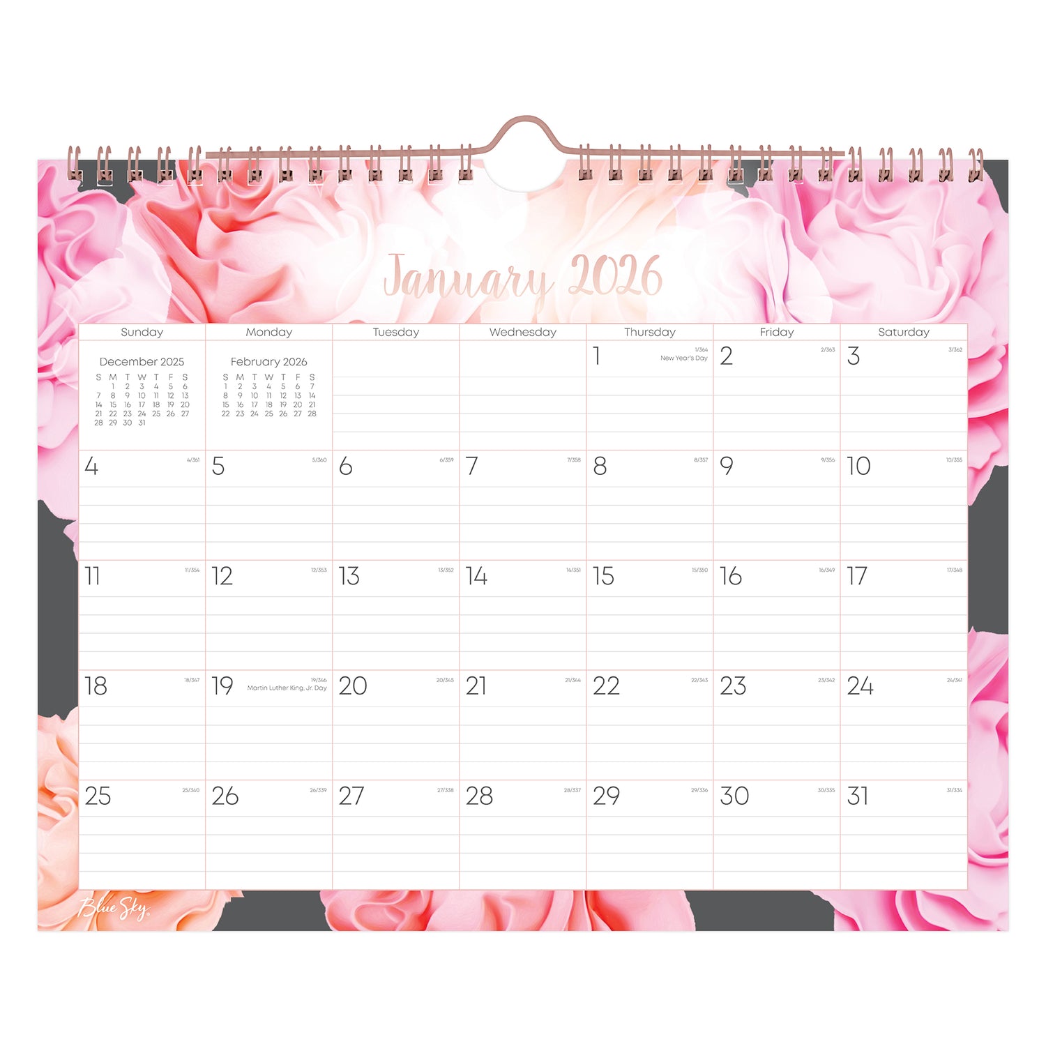 january 2026 to december 2026 monthly wall calendar
