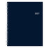 2027 weekly monthly solid navy 8.5x11 planner
