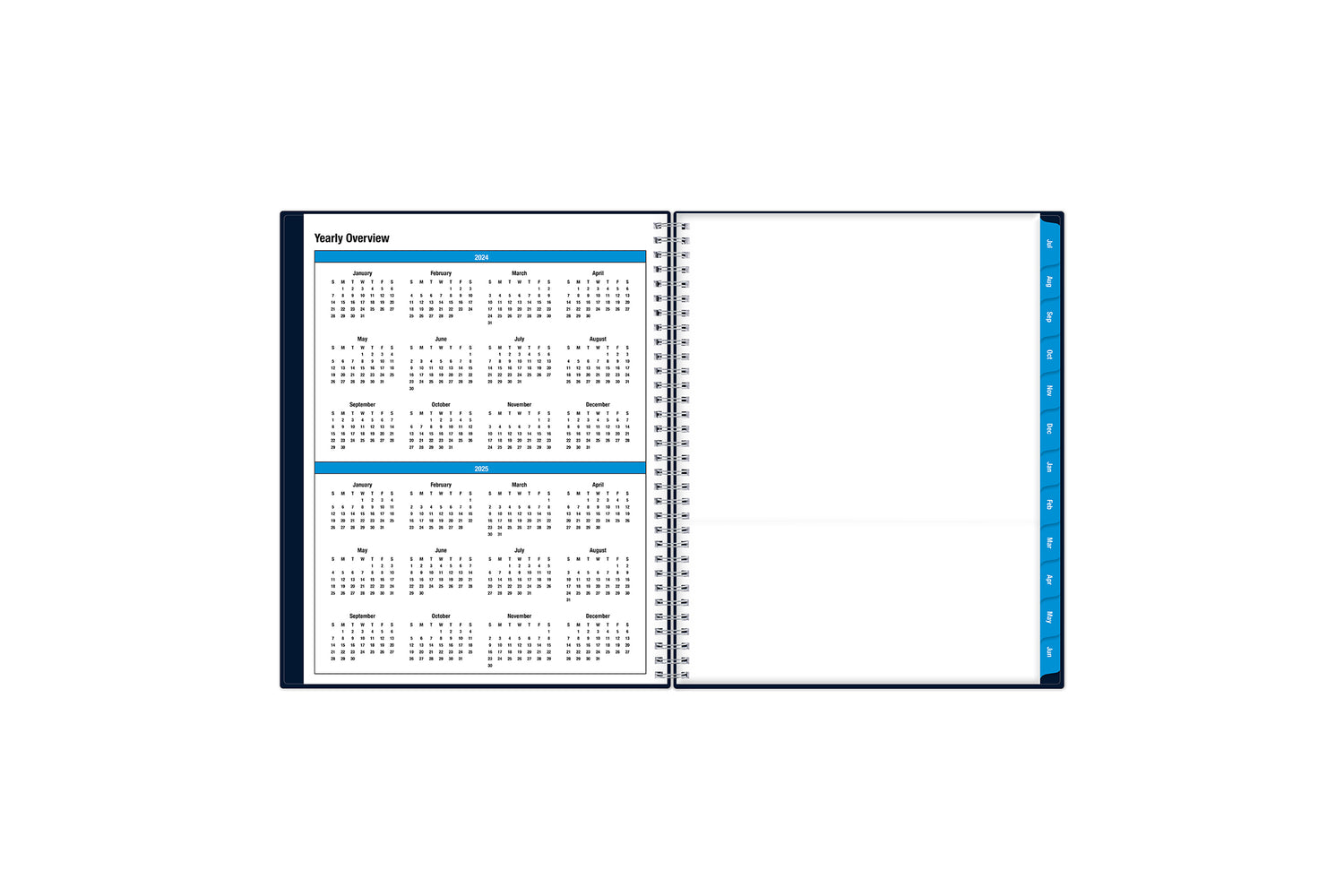  yearly overview reference calendars and owner information and yearly goals