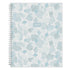 geometric blue front cover on this 2027 8.5x11 planner weekly monthly with twin wire o binding