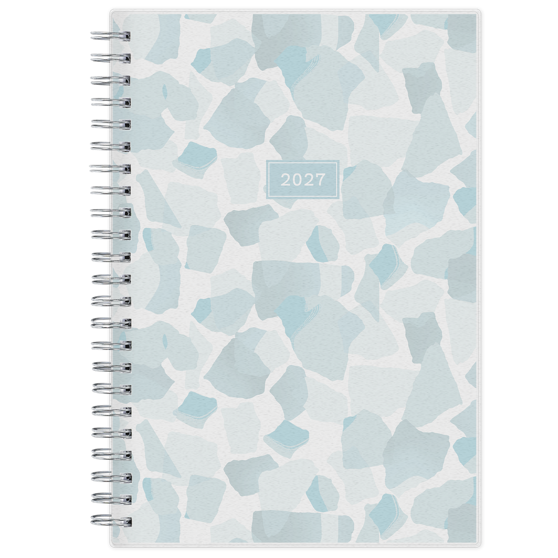 Amitza Blue 2027 Weekly Monthly 5x8 Planning Calendar