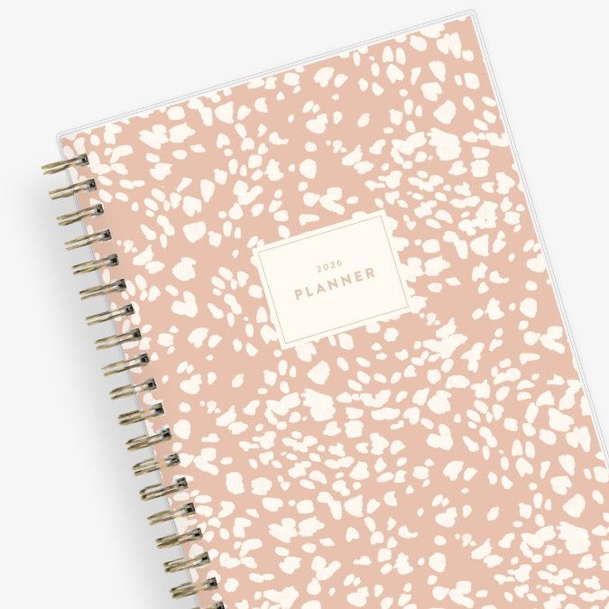 Natalya 2026 Weekly Monthly 5x8 Planning Calendar – Blue Sky