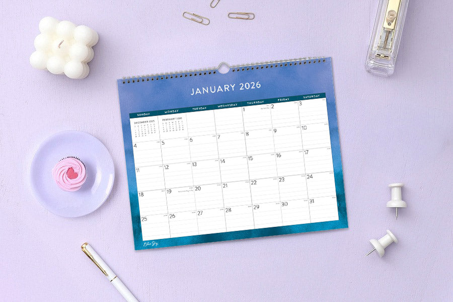 Savoy Cool 2026 Wall Calendar 15x12