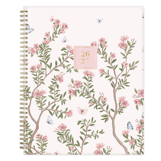 Cherie 2026-2027 Weekly Monthly 8.5x11 Rach Parcell for Blue Sky Plann