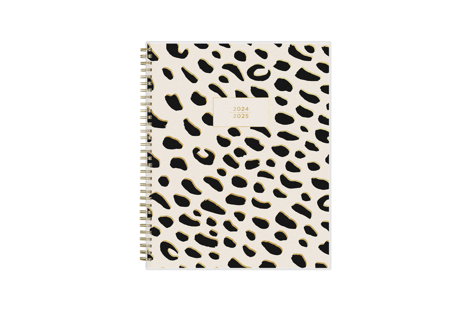 leopard print weekly monthly planner in 8.5x11 planner size by ashley g