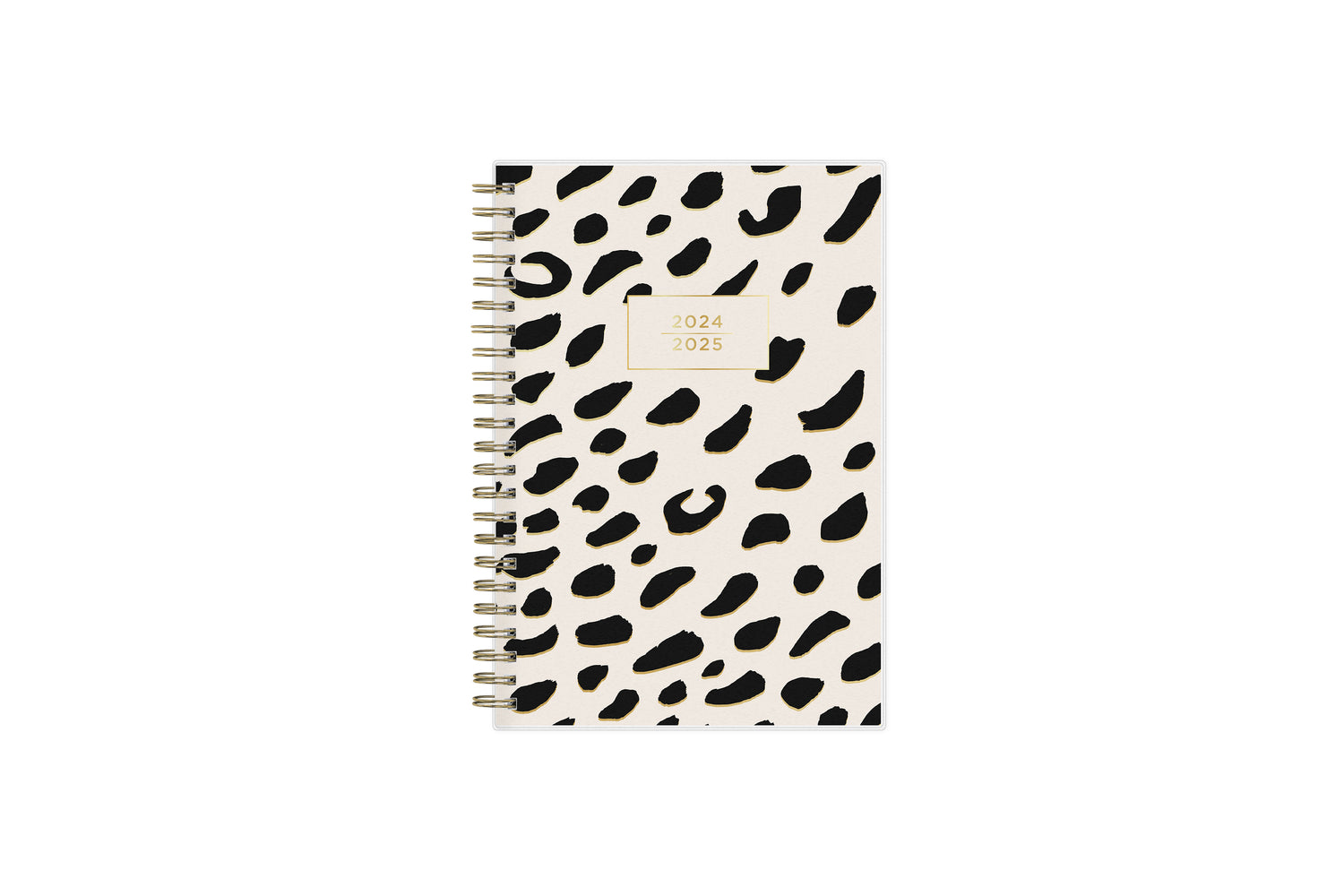 leopard print weekly monthly planner in 5x8 planner size by ashley g