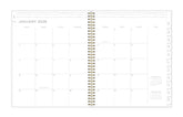 the kelly ventura 2026 weekly monthly planner features a monthly overview featuring, clean blank writing space, notes section, reference calendars, and teal monthly tabs, perfect for planning year in year out.