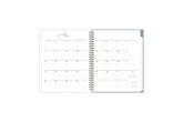 life note it weekly planner for  featuring a monthly spread with clean writing space, lined note taking, reference calendars, and white monthly tabs