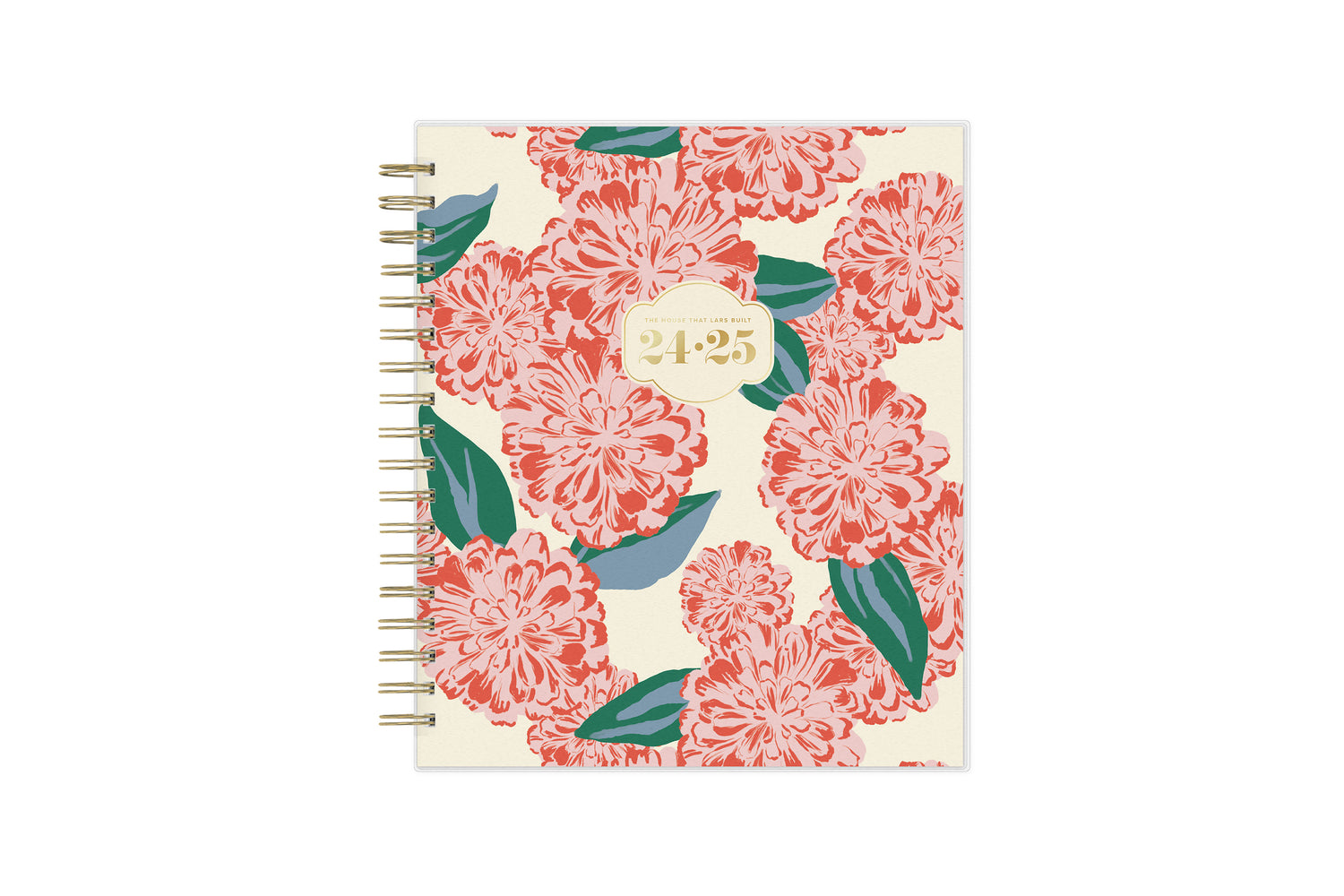 academic weekly monthly 8.5x11 floral wuth floral zinnias