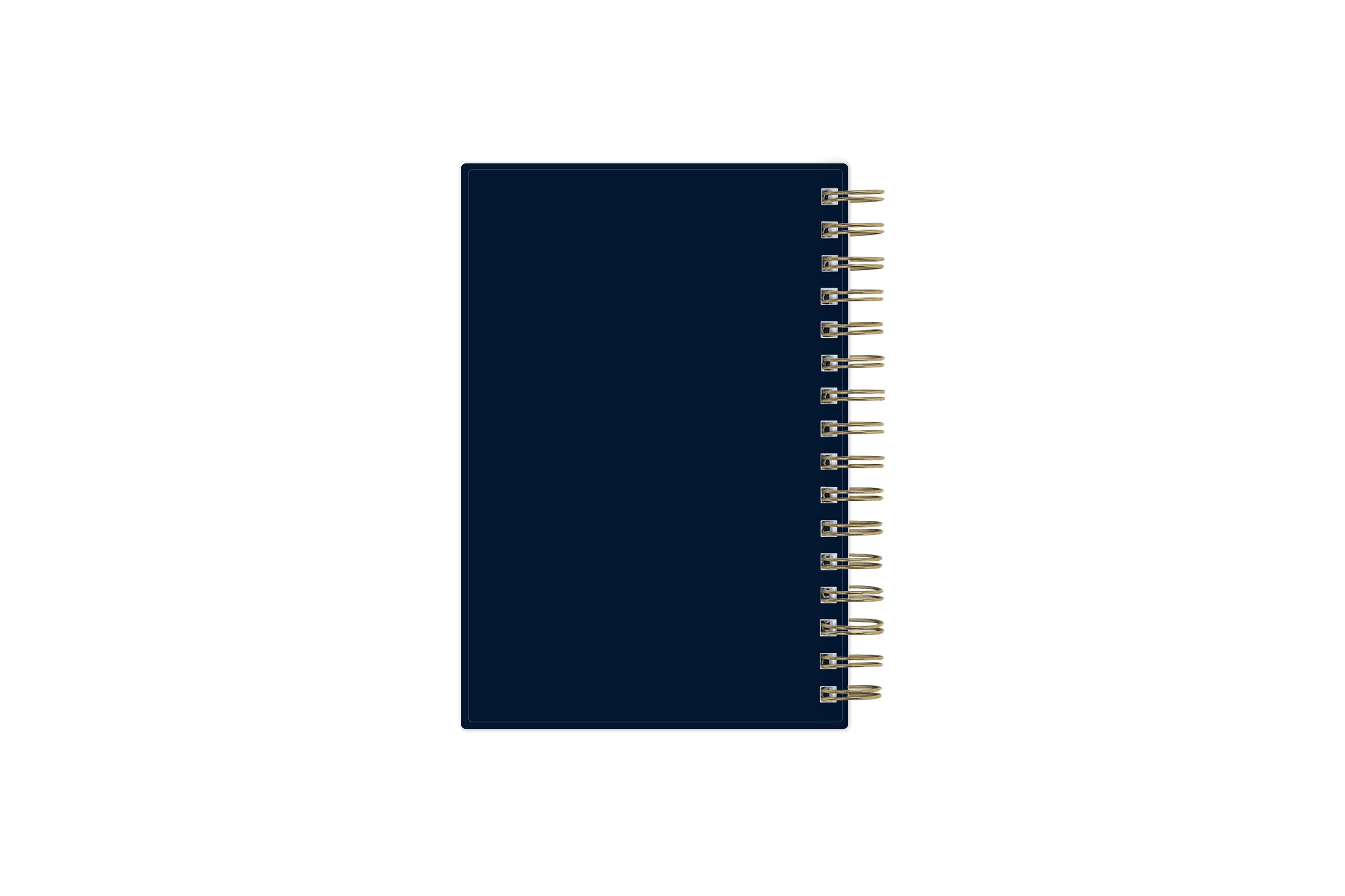solid navy back cover on this 2025 planner
