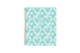 cute and fun daisy patterned student planner weekly monthly 8.5x11 size
