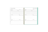 project tracker, black font white monthly tabs 8.5x11 planner size