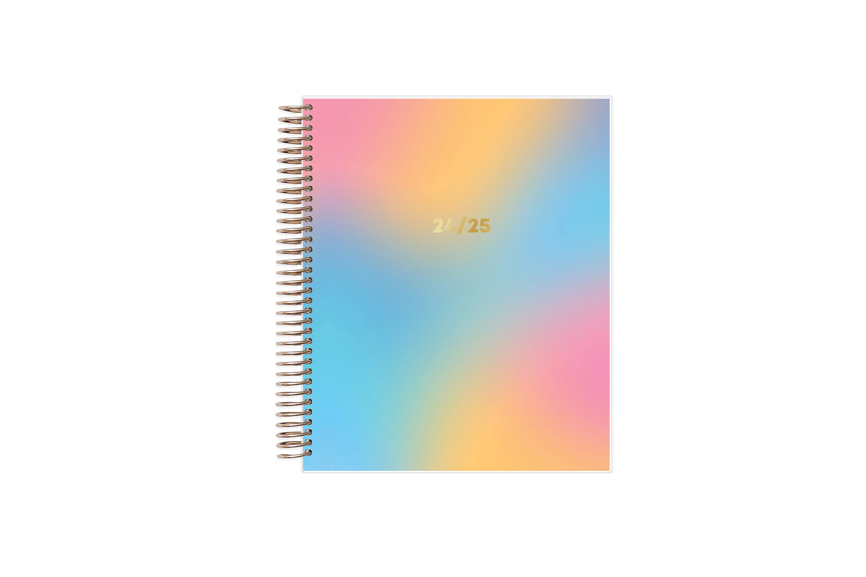 ombre rainbow 7x9 weekly monthly planner