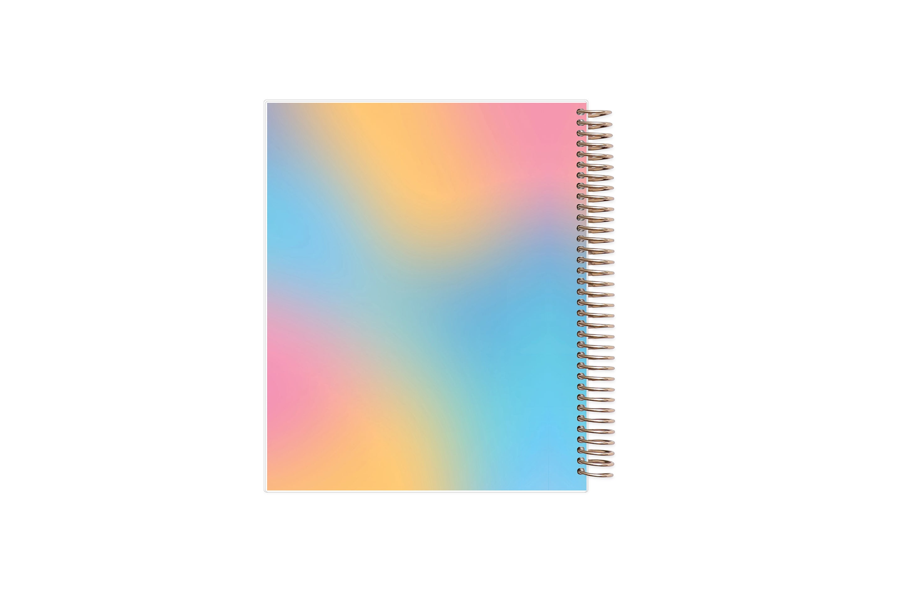 ombre rainbow 7x9 weekly monthly planner