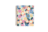 live well floral pattern ample writing space in this weekly monthly planner 7x9